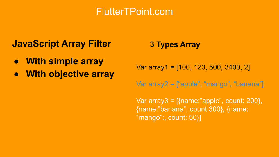 Array filter in javascript